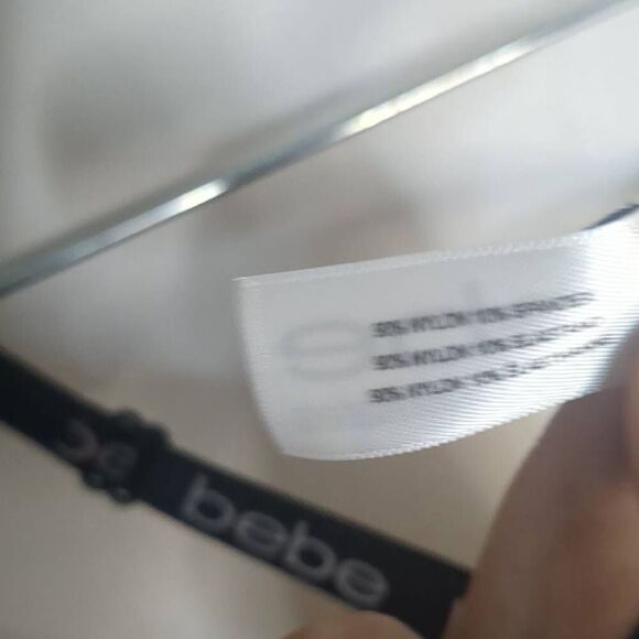 Bebe Lingerie Red Black Strappy Negligee XL - Picture 6 of 6